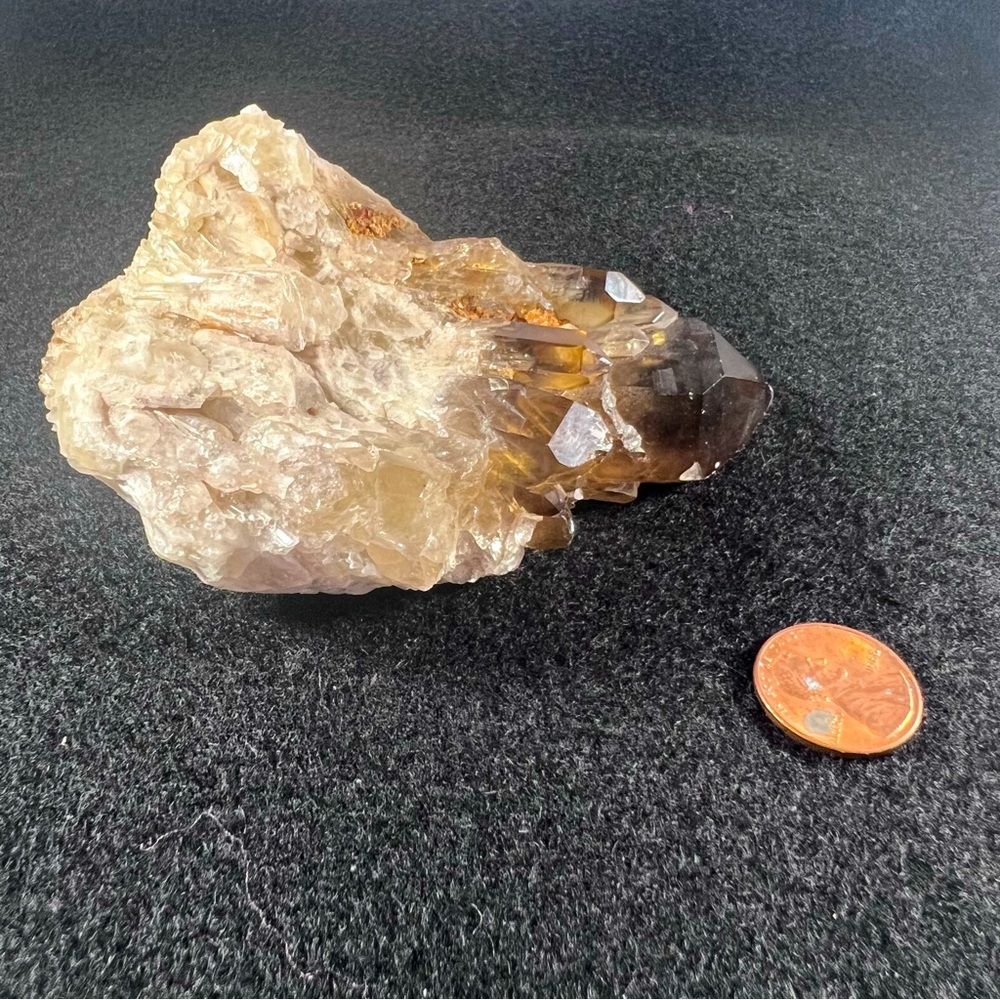 Raw Smoky Quartz in matrix